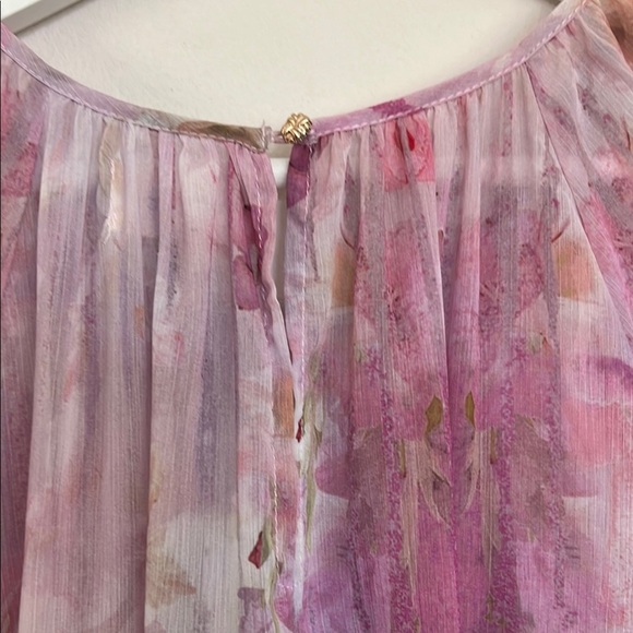 MELLODAY Pink Puff Sleeve Mini Dress (Missing inner dress) - Picture 14 of 16